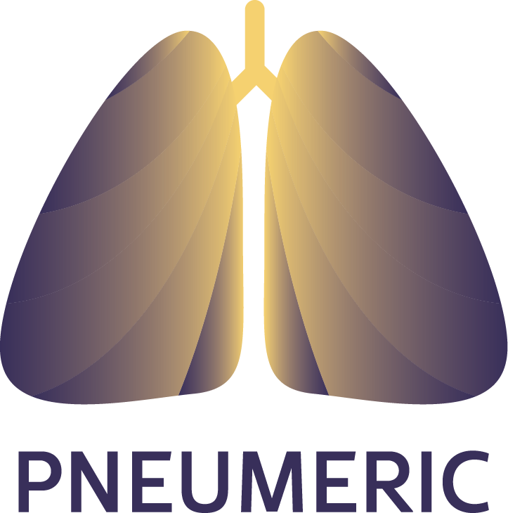 Corporate Pneumeric Logo Purple Vertical