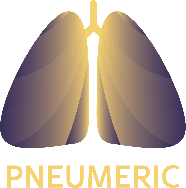 Corporate Pneumeric Logo Yellow Vertical