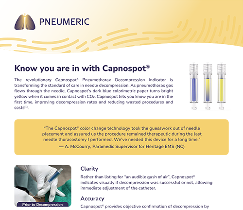 Capnospot Intro Flyer cover